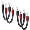 Image de Accessoires enceintes Audioquest ThunderBird Jumper 507 fourche Silver (lot de 4)