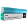 Image de Cricut Vinyle changeant de couleur activé par la chaleur (Permanent) | Turquoise <-> Bleu clair | 30,5cm x 61cm (12" x 24") | Pour toutes les machines de découpe Cricut