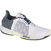 Image de Wilson Chaussures de Tennis pour homme, KAOS RAPIDE, Blanc/Gris/Gris, 48, Pour tous les types de Revêtements de sol, pour tous les types de Joueurs, WRS327040E125