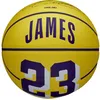 Image de Wilson Wilson NBA Player Icon Lebron James Mini Ball WZ4007201XB, Unisex basketballs, Yellow, 3 EU