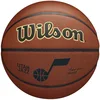 Image de Wilson Ballon de Basket, NBA Team Alliance, Utah Jazz, Extérieur et Hall de Sport, Revêtement PureFeel, Taille : 7, Brun