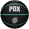 Image de Wilson NBA Team City Collector Portland Trail Blazers WZ4016425ID Ballon de Basketball Unisexe Noir 7 EU