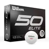 Image de Wilson Fifty Elite Lot de 12 balles de Golf Blanc