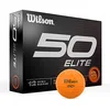 Image de Lot de 12 balles de Golf Wilson Fifty Elite, Orange.