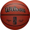Image de WILSON NBA Authentic City, Ballon de Basket, City of Paris, avec Technologie Ever Bounce, Couche de Contrôle du Gonflage et Surface Pure Feel, Meilleure Adhérence, Couleur: Marron, Taille: 7