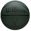 Image de WILSON NBA Team Tribute Solid, Ballon de Basket, Coutures Professionnelles, Stabilité à l'Air et Revêtement Performant, Extérieur, Équipe: Chicago Bulls, Couleur: Rouge, Taille: 5