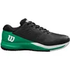 Image de WILSON Rush Pro Ace Clay Chaussures de Tennis Homme, Ajustement Sûr et Soutien Dynamique, Mesh Respirant, Idéales pour Les Courts en Terre Battue, Couleur: Noir/Bosphorus/Blanc, Taille : 10