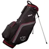 Image de Wilson LITE 3 Sac de transport avec support Noir/charbon/rouge
