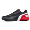 Image de WILSON Chaussures de tennis Rush Pro 5 pour homme, Noir/infrarouge/blanc, 11.5
