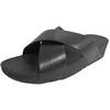 Image de Fitflop Lulu Cross Slide, Sandales Bout ouvert Femme,Black Black 001,39 EU