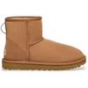 Image de UGG pour femme. 1016222 Bottines Classic Mini II en cuir camel (36), Marron, Plat, Aucun, Casuel