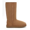 Image de UGG pour femme. 1016224 Bottes en cuir W Classic Tall II brun (36), Marron, Plat, 1 à 3 cm, Aucun, Casuel