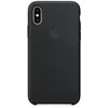 Image de Coque en silicone Apple Noir pour iPhone XS en occasion ou reconditionné