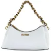 Image de GUESS Geva Three Compartment Shoulder Bag White Logo