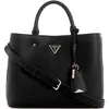 Image de GUESS Meridian Girlfriend Sacoche pour femme avec poignées supérieures Taille unique, Noir, Taille unique