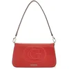 Image de GUESS Eco Mietta Flap Shoulder Bag Red