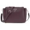 Image de GUESS Noelle Tri Compartment Crossbody Bag Aubergine
