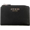 Image de Guess Laurel II - Porte-Cartes avec Fermeture éclair pour Femme, Noir, Taille Unique