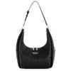 Image de GUESS Phoebe Hobo Shoulder Bag, Sac à bandoulière Femme, Logo Noir, Taille Unique