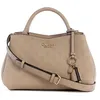 Image de GUESS Phoebe Girlfriend Satchel, Cartable Femme, Logo Simply Taupe, Taille Unique