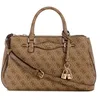 Image de GUESS Katya Girlfriend Satchel, Cartable Femme, Logo Latte, Taille Unique