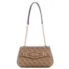 Image de GUESS Katya Convertible Crossbody Flap, Bandoulière Femme, Logo Latte, Taille Unique