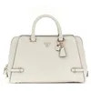 Image de GUESS Rosalba Girlfriend Satchel Cream White