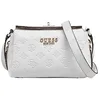 Image de GUESS Phoebe Mini Crossbody Bag Creme White Logo
