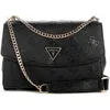 Image de GUESS sac à épaule bandoulière Cresidia II Convertible Xbody Flap Bag Black Logo noir