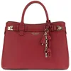 Image de GUESS sac à main sac à épaule bandoulière Gregoria Large Girlfriend Satchel Red rouge foncé