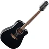 Image de Takamine GD38CE-BLK Electro Cutaway Black 12 Cordes