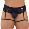 Image de CandyMan Jockstrap Dentelle EROS Noir