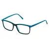 Image de STING Homme VST107540AHV Lunettes de soleil, Shiny Black Top+Turquoise, 54/16/140