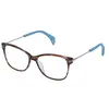 Image de Police Women's VPL729530J22 Sunglasses, Azure Striped Brown, 53/15/140
