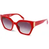Image de Police Lunettes de soleil unisexes 100 % anti-UV | Taille - L | Forme - Autres | Modèle - SPLL34559M3SG, Rouge, 53