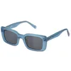 Image de STING SST477, Lunettes de soleil Mixte, AZURE TOP+SHINY OPAL AZURE, 51