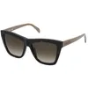 Image de TOUS Stoc25 Lunettes de Soleil, Havana foncé Brillant, 54 Femme