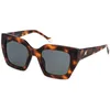 Image de YALEA Sya053 Lunettes de Soleil, Havana foncé Brillant, 51 Femme