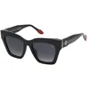 Image de Yalea SYA175V Lunettes Shiny Black, 52 pour femme, Noir brillant, 52