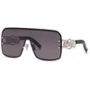 Image de Philipp Plein, SUNGLASSES, SPP162M-99-0579, SHINY FULL PALLADIUM, Female