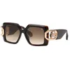 Image de Philipp Plein Plein Hera Lunettes de Soleil, Havana foncé Brillant, 52/16/130 Femme