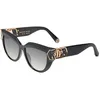 Image de Philipp Plein, SUNGLASSES, SPP176M-56-0700, SHINY BLACK, Femme, Noir brillant, 56