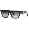 Image de Philipp Plein, SUNGLASSES, SPP178-56-0700, SHINY BLACK, Femme, Noir brillant, 56