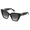 Image de Furla, SUNGLASSES, SFU879-54-0700, SHINY BLACK, Female