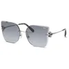 Image de Chopard, SUNGLASSES, SCHL91S-62-0509, TOTAL SHINY RUTHENIUM, FEMAL, Total Shiny Ruthenium, 62