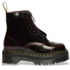 Image de Dr Martens pour femme. 25233600 Bottes en cuir rouge cerise Sinclair Arcadia (38), Plat, Lacets, Casuel, Grenat