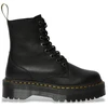 Image de Dr Martens pour femme. 26378001 Bottes en cuir Jadon III noir (38), 5 à 8 cm, Lacets, Fermeture éclair, Casuel