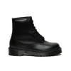 Image de Dr Martens pour femme. 27032001 1460 Bottes Bex Mono Vegan noir (36), Plat, Lacets, Casuel