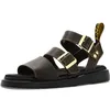 Image de Dr. Martens Sandales Gryphon unisexes pour adulte, vert olive, 8 Women/7 Men