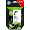 Image de Pack de cartouches d'encre HP 302 Noir + 3 couleurs authentiques HP